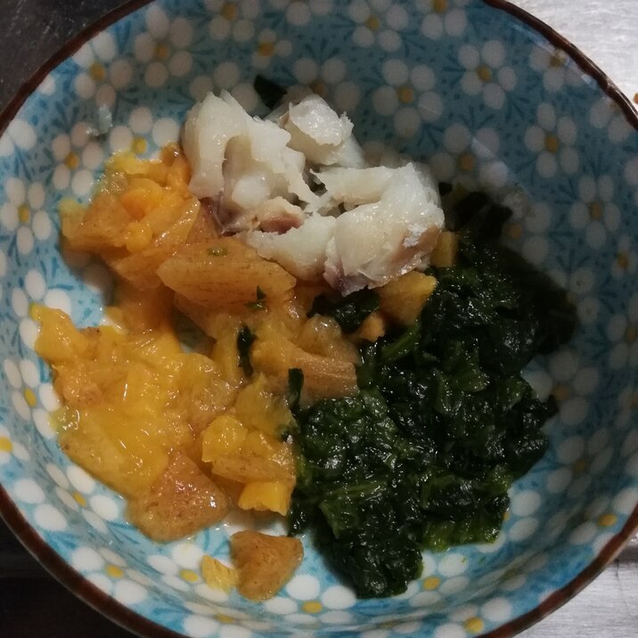離乳食後期 柿とほうれん草とたら レシピ 作り方 By もん1223 楽天レシピ 離乳食後期 柿とほうれん草とたら レシピ 作り方 By もん1223 楽天レシピ